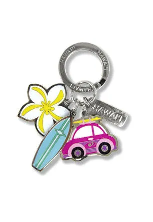 Charm Necklaces MADDENCORP Surf Set 3Charm KeychainFob