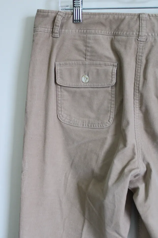 Charter Club Allison Fit Full Length Corduroy Pant 10 Charter Club Earrings