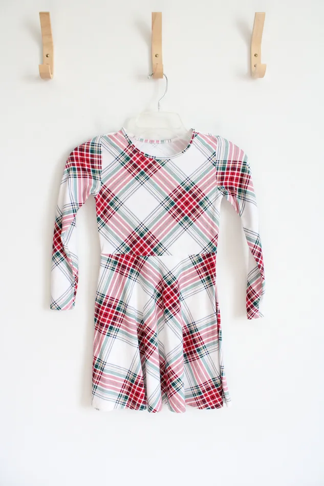 Childrens Place Earrings Childrens Place White Red Green Tartan Long Sleeved Dress Youth M 78 Childrens Place Earrings Childrens Place White Red Green Tartan Long Sleeved Dress Youth M 78