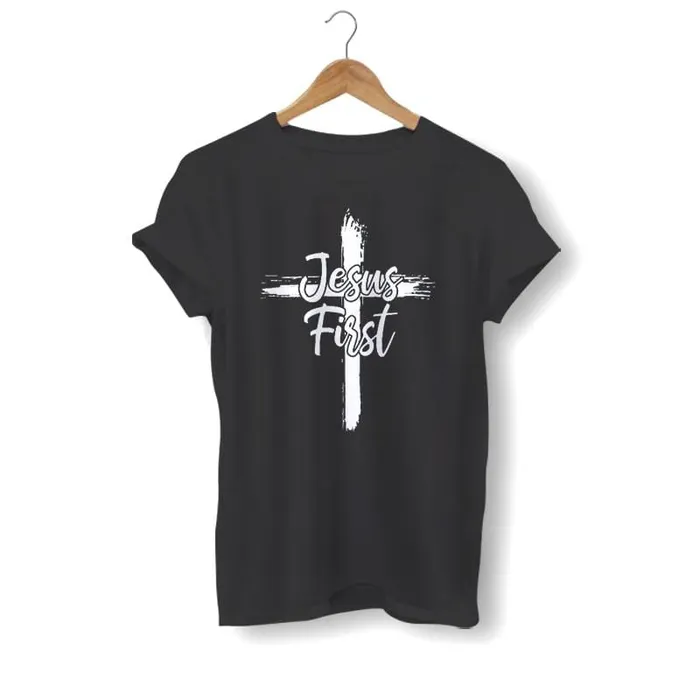 Christian TShirt br Jesus First Lords Guidance Earrings