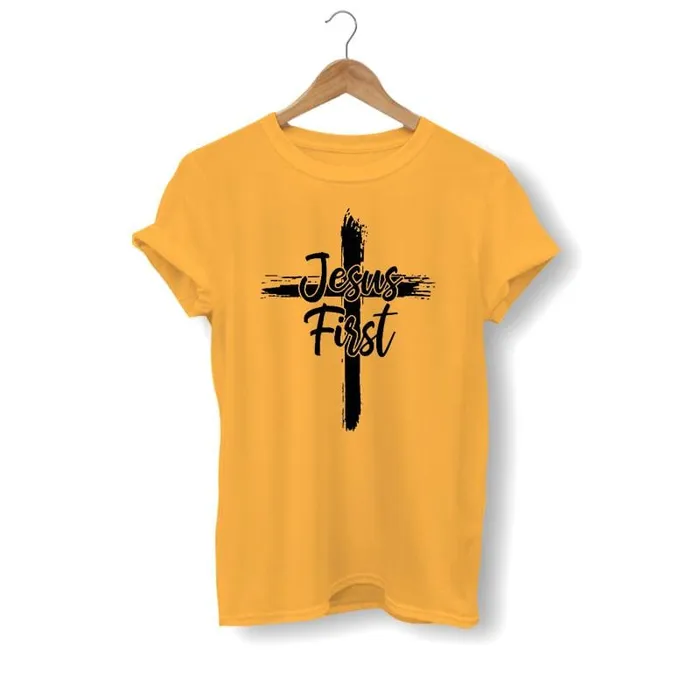 Christian TShirt br Jesus First Lords Guidance Earrings
