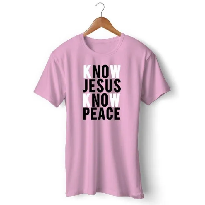 Christian TShirt br Know Jesus Know Peace Lords Guidance Earrings