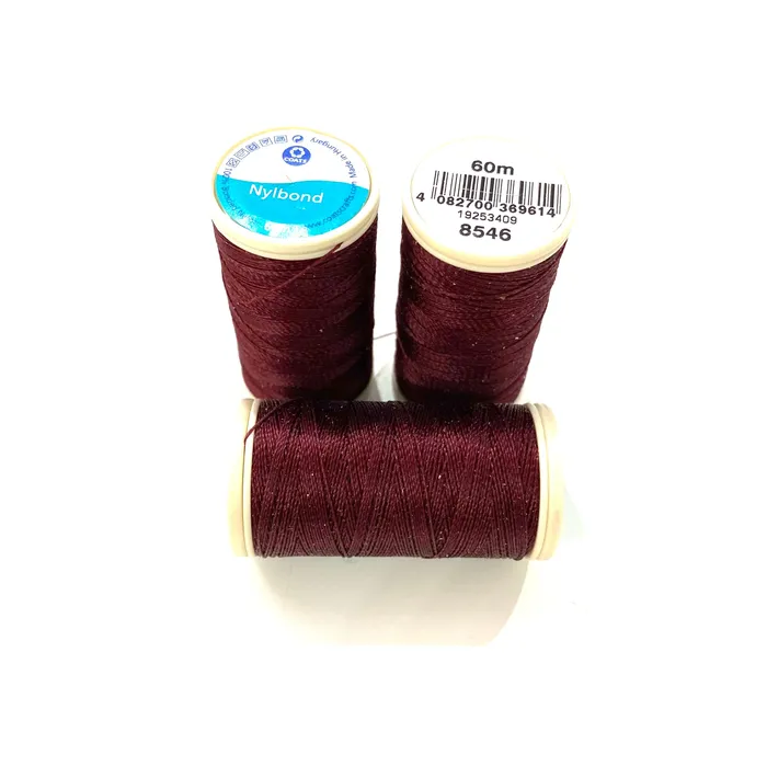 Coats Nylbond extra strong beading thread 60mt maroon 8546 Peppy Beads Earrings Coats Nylbond extra strong beading thread 60mt maroon 8546 Peppy Beads Earrings