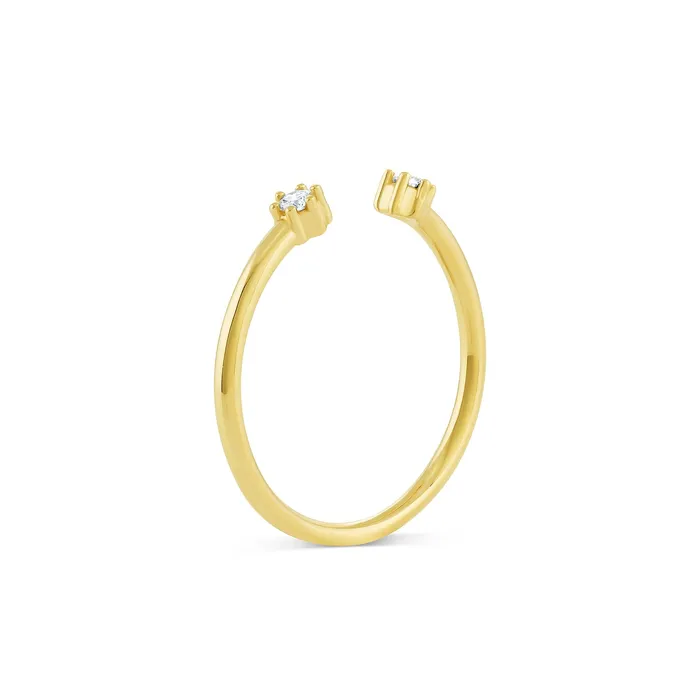 Consider Bridal Blossom Cuff Diamond Ring Lab Grown Rings