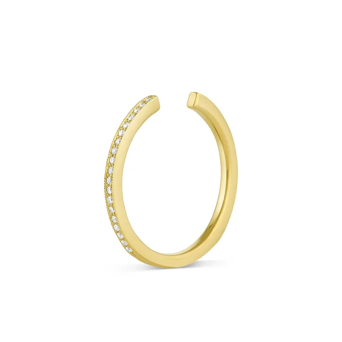 Consider Bridal Earrings Diamond Square Cuff Lab Grown Consider Bridal Earrings Diamond Square Cuff Lab Grown