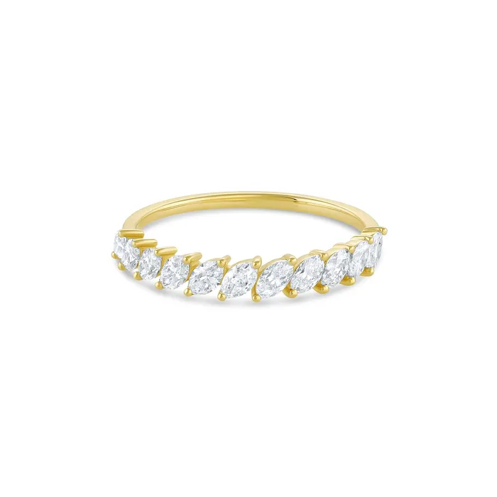 Consider Bridal Rings Domino Marquise Band Earth Mined