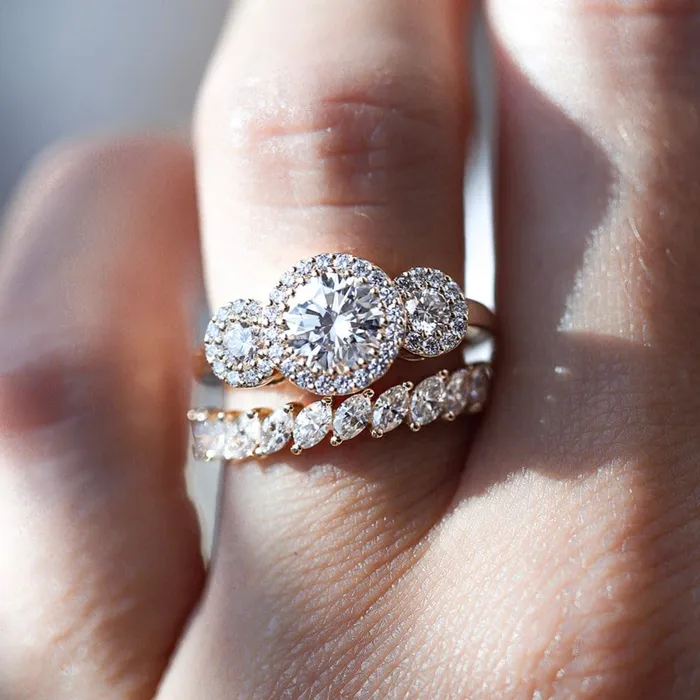 Consider Bridal Rings Domino Marquise Band Earth Mined Consider Bridal Rings Domino Marquise Band Earth Mined
