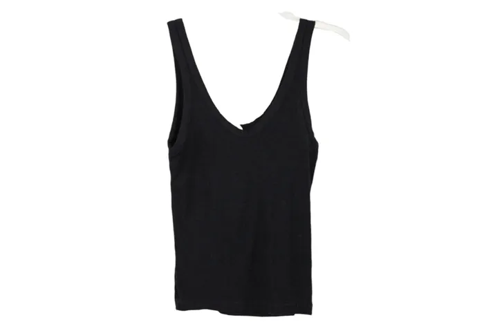 Cotton On Black Rib Tank M Cotton On Necklaces