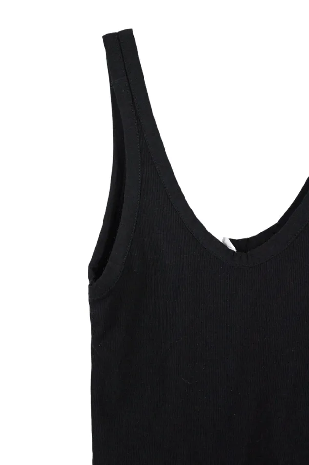 Cotton On Black Rib Tank M Cotton On Necklaces