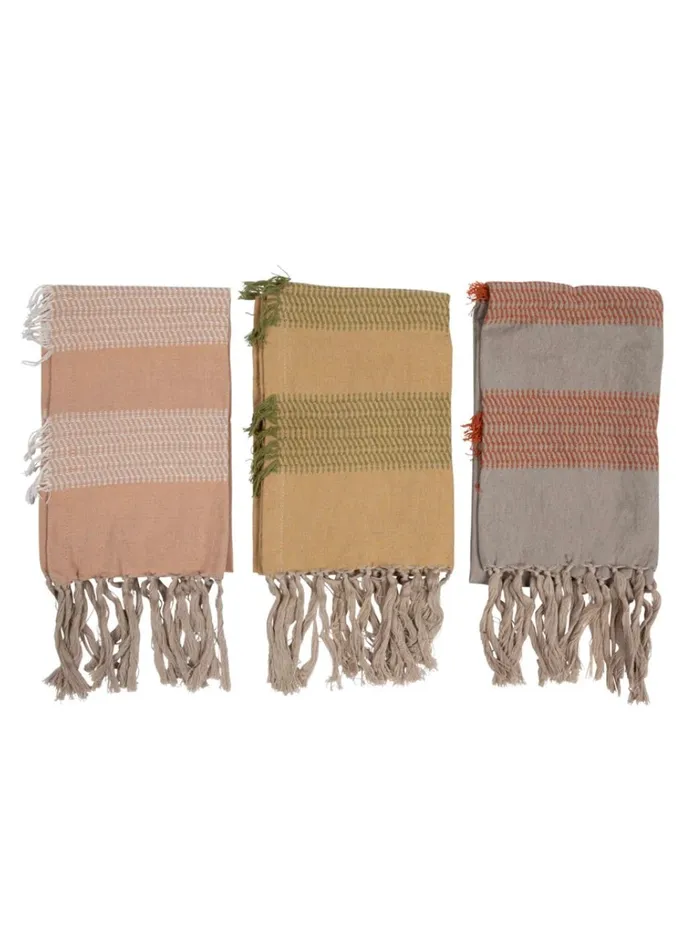 Creative CoOp Cotton Tea Towels Earrings
