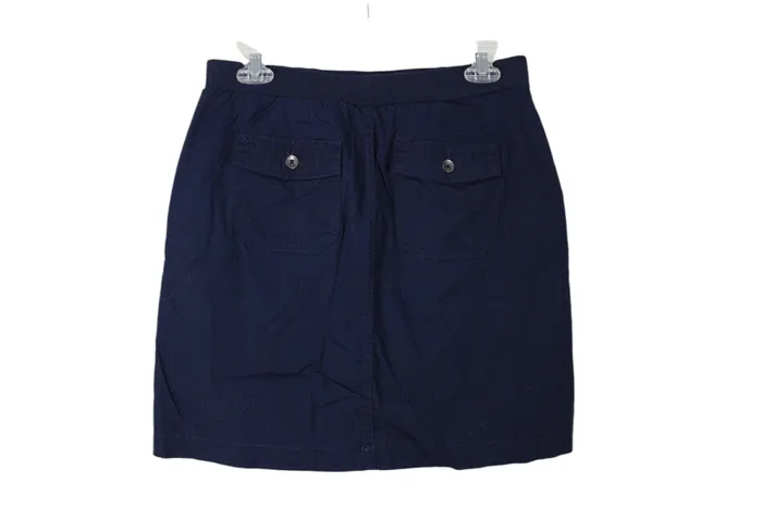 Croft Barrow Croft Barrow Stretch Blue Skirt 4 Rings