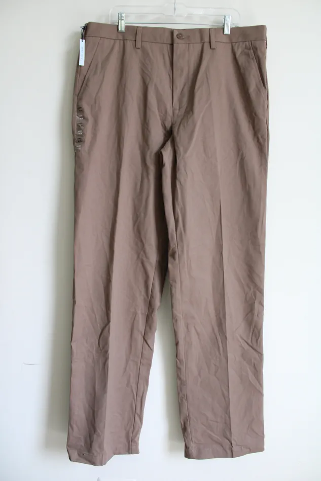 Croft Barrow Earrings NEW Croft Barrow Classic Fit Brown Khaki Pant 38X36