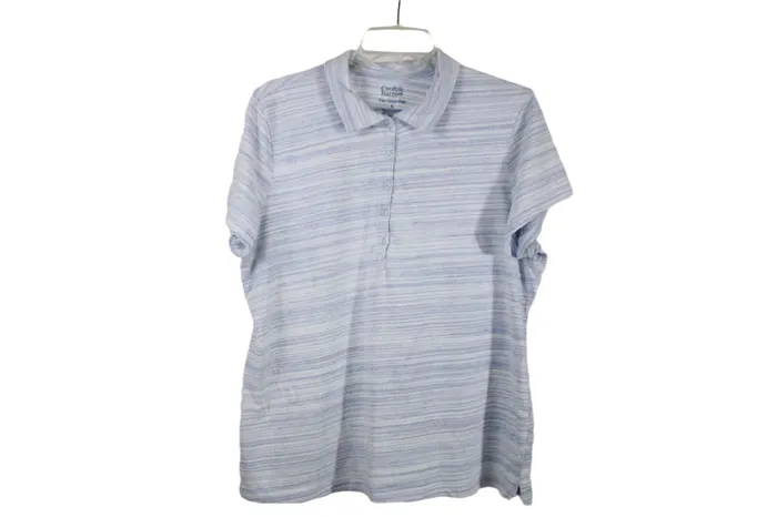 Croft Barrow The Classic Polo Blue Shirt XL Croft Barrow Rings