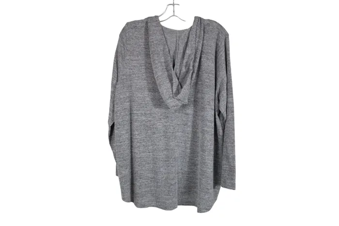 Cupio Gray Boss Lady Hoodie 1X Cupio Earrings