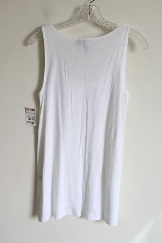 Cynthia Rowley Rings NEW Cynthia Rowley White Tank M