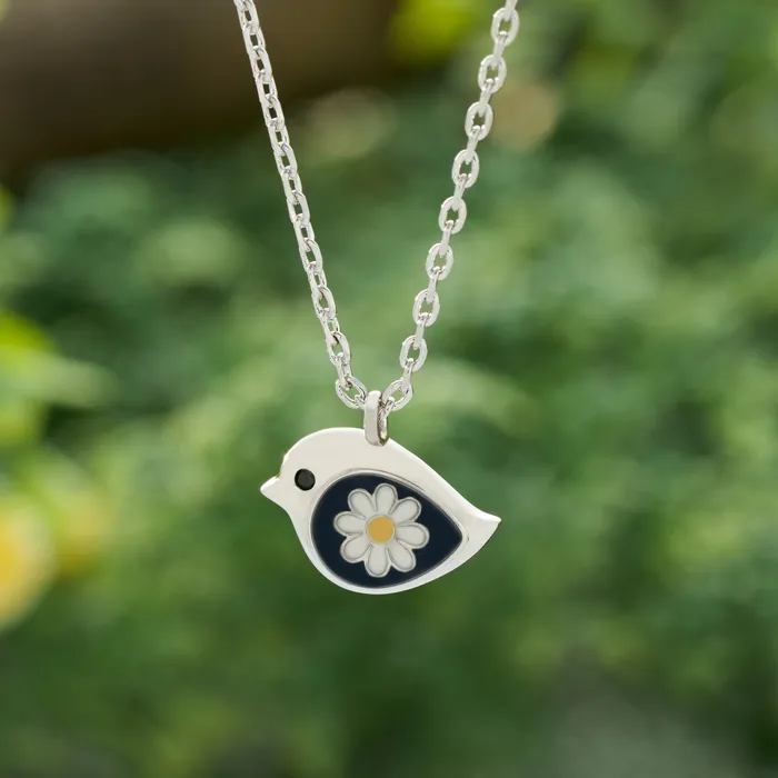 Dainty Daisy Birdie Necklace Chadds Ford Jewelry Necklaces