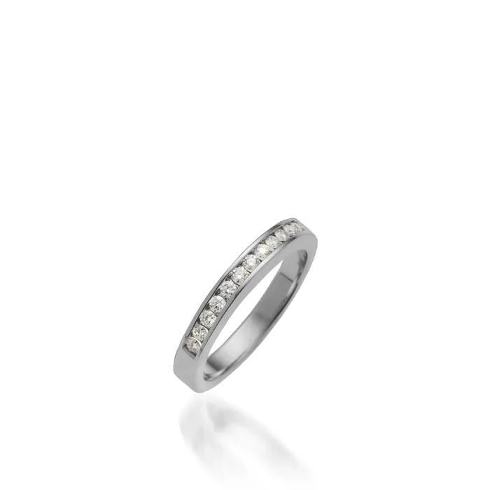 Delicia Solitaire White Gold Engagement Ring John Atencio Rings