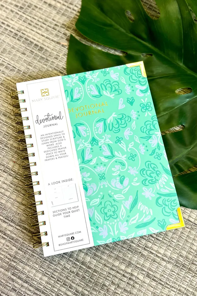 Devotional Journal Meadow Melody Mary Square Earrings
