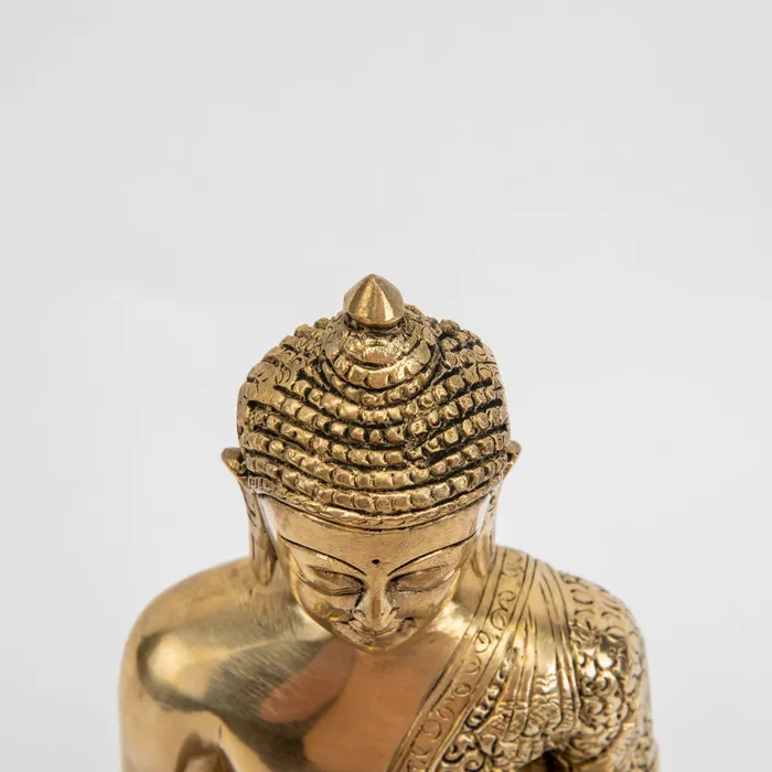 DharmaCrafts Earrings Brass Medicine Buddha Statue 11