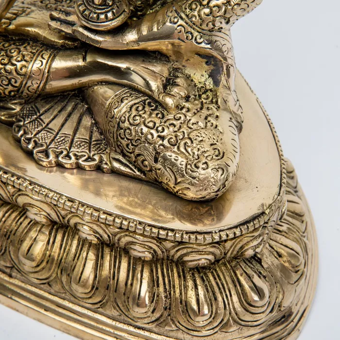 DharmaCrafts Earrings Brass Medicine Buddha Statue 11