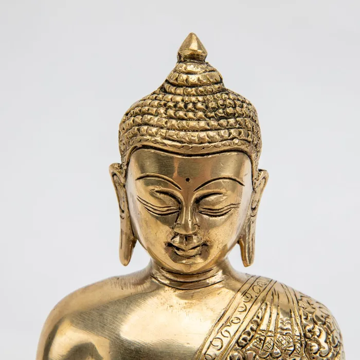 DharmaCrafts Earrings Brass Medicine Buddha Statue 11