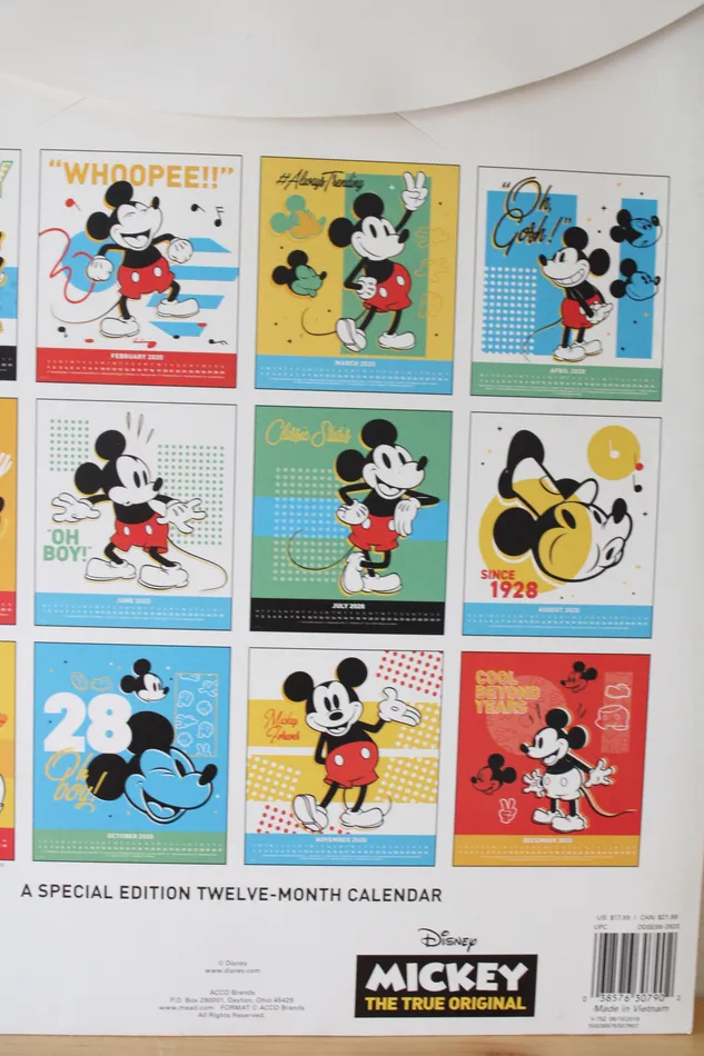 Disney Earrings Disney Mickey The True Original A Special 12Month 2020 Calendar Disney Earrings Disney Mickey The True Original A Special 12Month 2020 Calendar