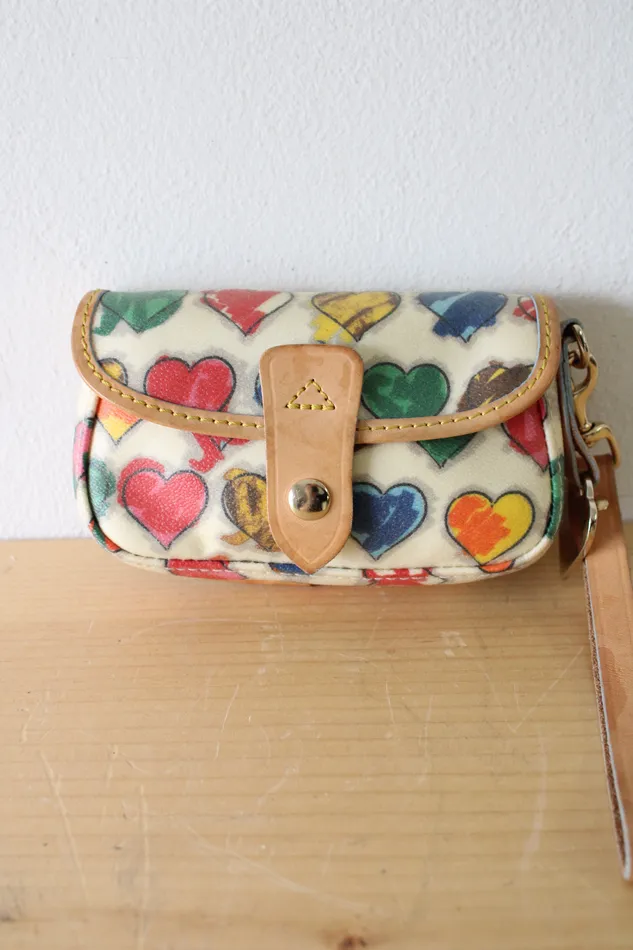 Dooney Bourke Necklaces Vintage Dooney Bourke Heart Wristlet Wallet