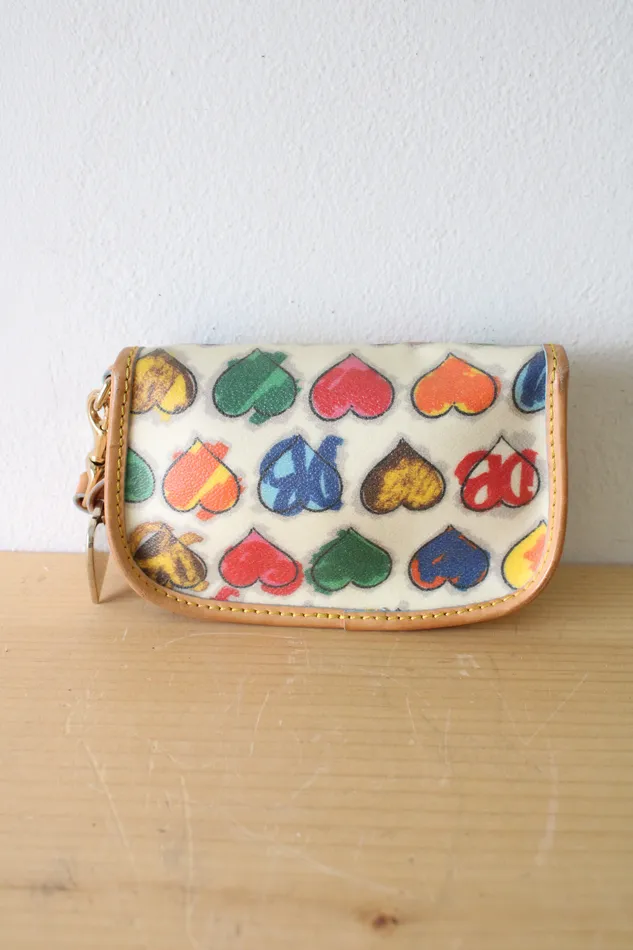 Dooney Bourke Necklaces Vintage Dooney Bourke Heart Wristlet Wallet
