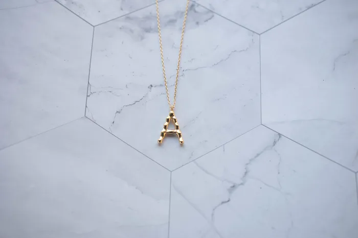 Dreamlandgt Earrings Collar Letra bao de oro