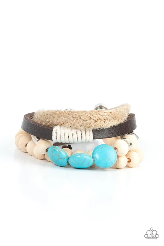DRIFTER Away Blue Paparazzi Accessories Rings