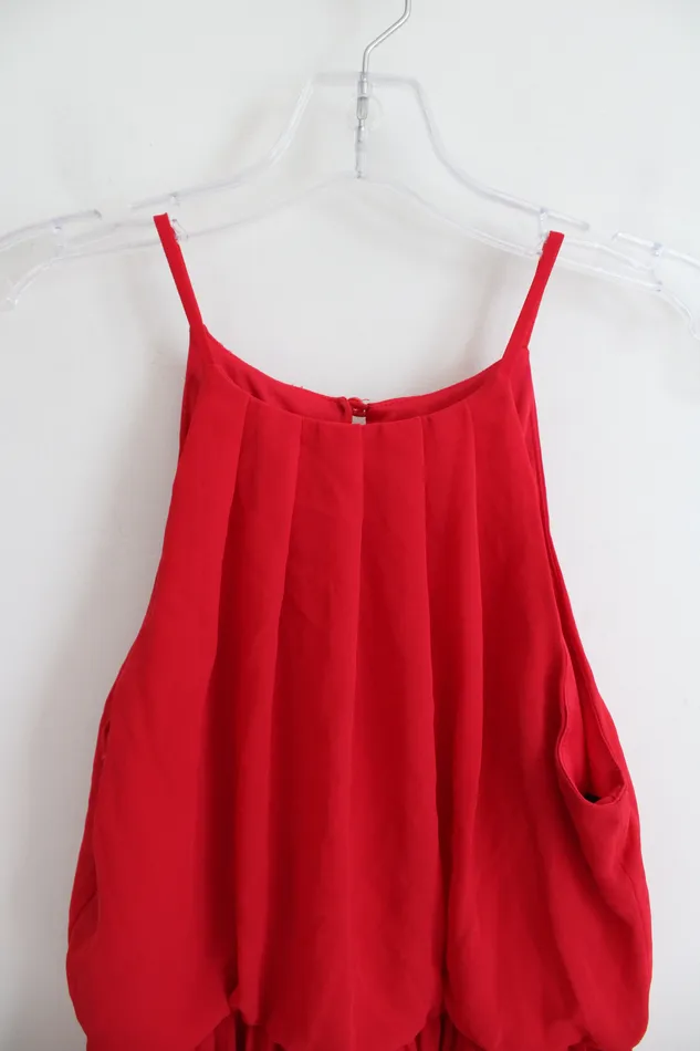Earrings A Byer A Byer Red Halter Dress S