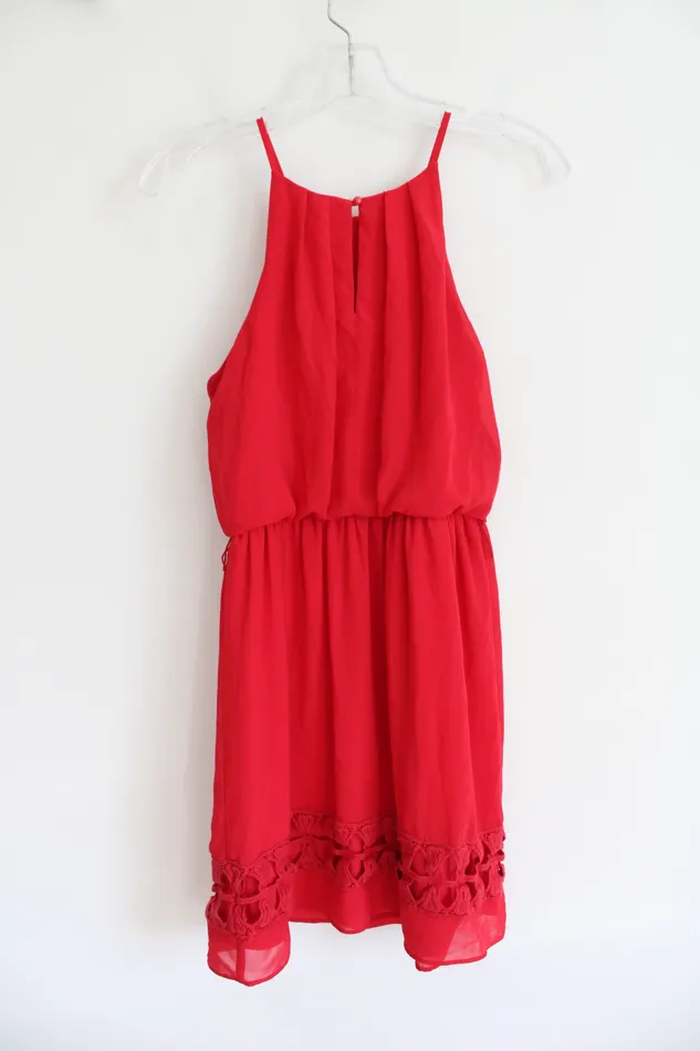 Earrings A Byer A Byer Red Halter Dress S
