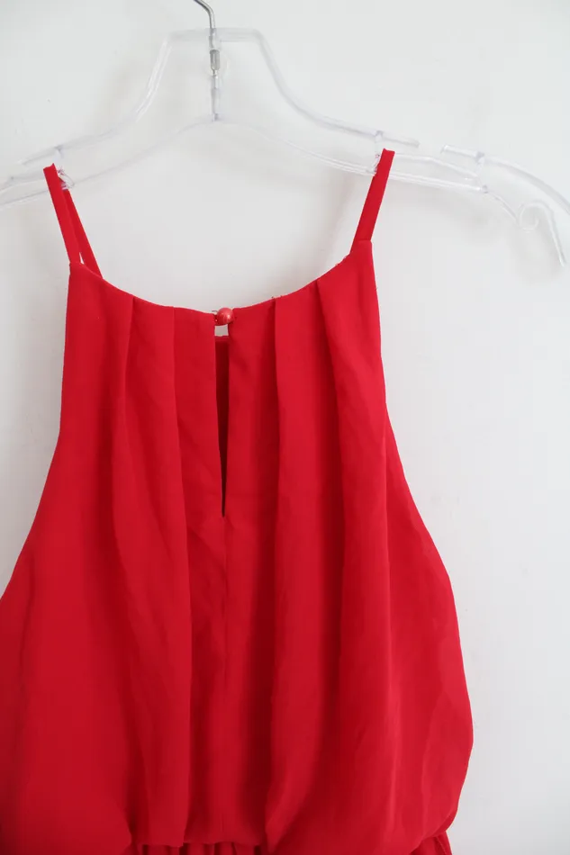 Earrings A Byer A Byer Red Halter Dress S