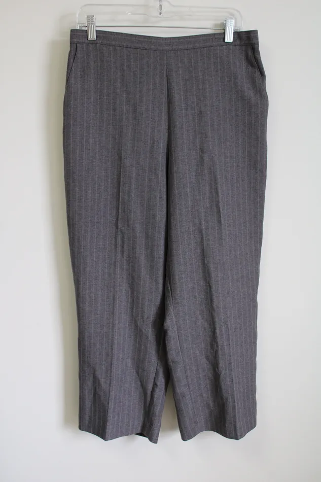 Earrings Alfred Dunner Alfred Dunner Gray Pant 14 Petite