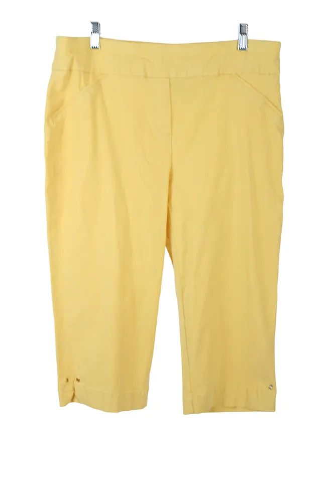 Earrings Alfred Dunner Alfred Dunner Yellow Stretch Capri 12