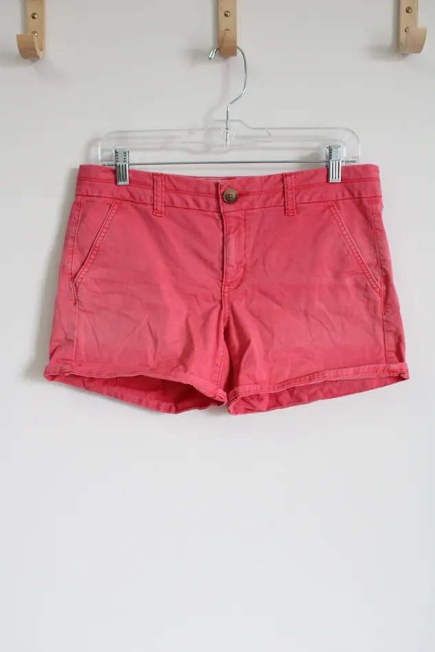 Earrings American Eagle American Eagle Stretch Pink Cotton Shorts 8