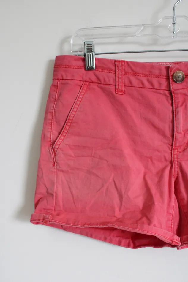 Earrings American Eagle American Eagle Stretch Pink Cotton Shorts 8