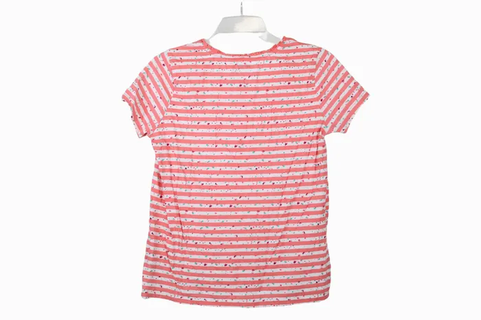 Earrings Basic Editions Basic Editions Pink Striped Shirt S