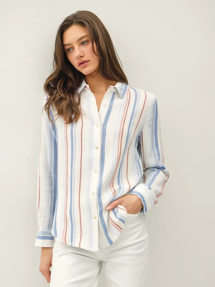 Earrings Be Cool Bailey Gauzy Shirt