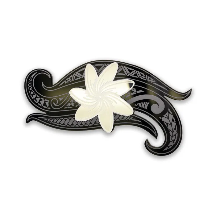 Earrings Car Decal Tiare Combo SlvBlk ISLANDSILVER