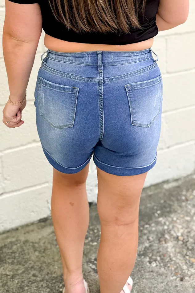 Earrings Carry On Your Way Denim Shorts Haptics