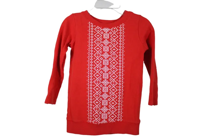 Earrings Carters Carters Red Christmas Sweatshirt 7