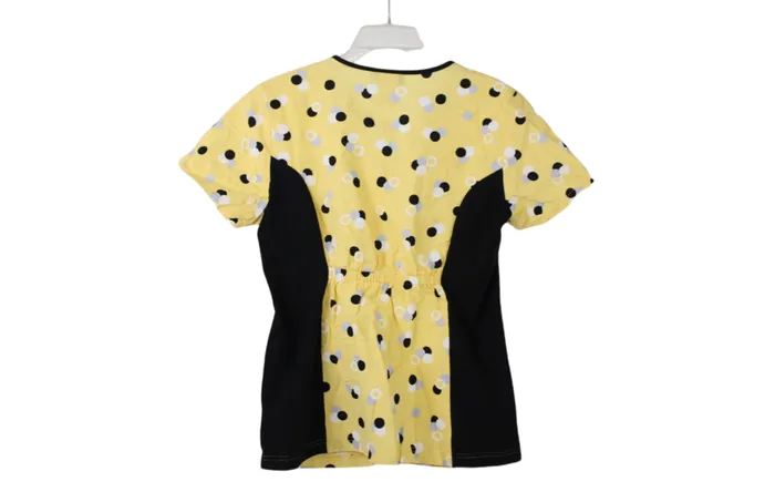 Earrings Cherokee Cherokee Yellow Scrub Top S