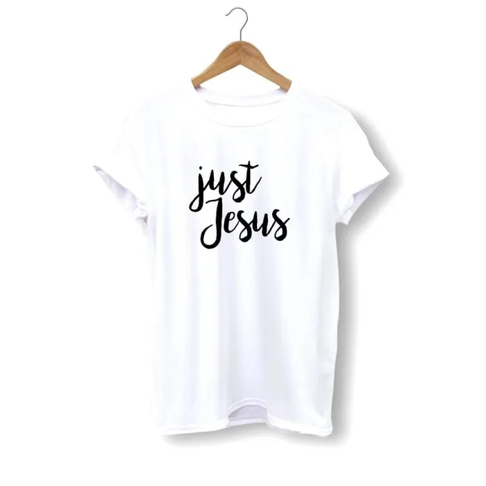 Earrings Christian TShirt br Just Jesus Lords Guidance
