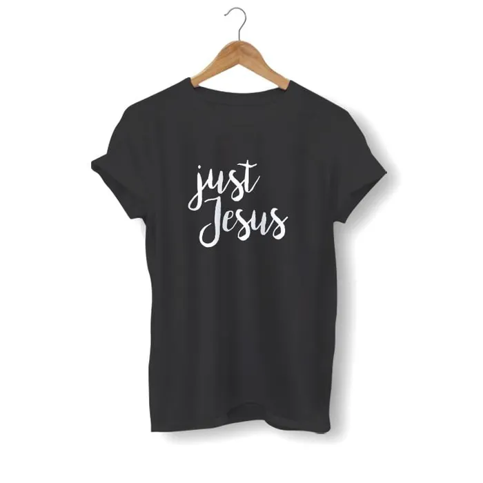 Earrings Christian TShirt br Just Jesus Lords Guidance