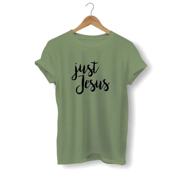 Earrings Christian TShirt br Just Jesus Lords Guidance
