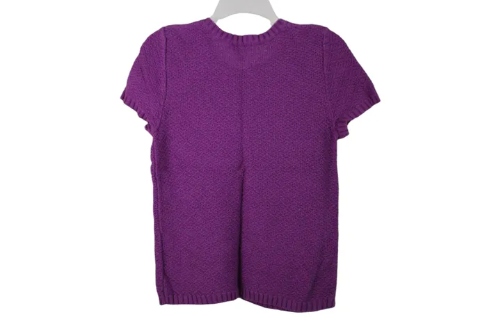 Earrings Christopher Banks Christopher Banks Purple Knit Sweater Top S