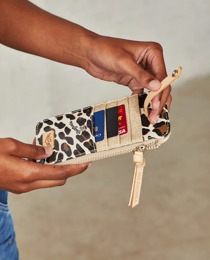 Earrings CONSUELA MONA BROWN LEOPARD CARD ORGANIZER CONSUELA