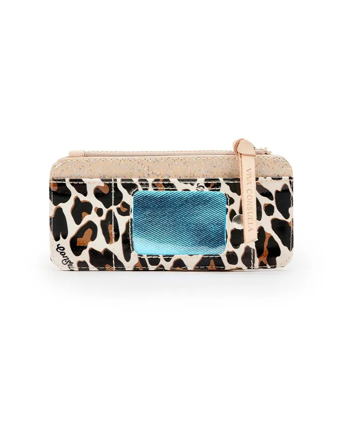 Earrings CONSUELA MONA BROWN LEOPARD CARD ORGANIZER CONSUELA