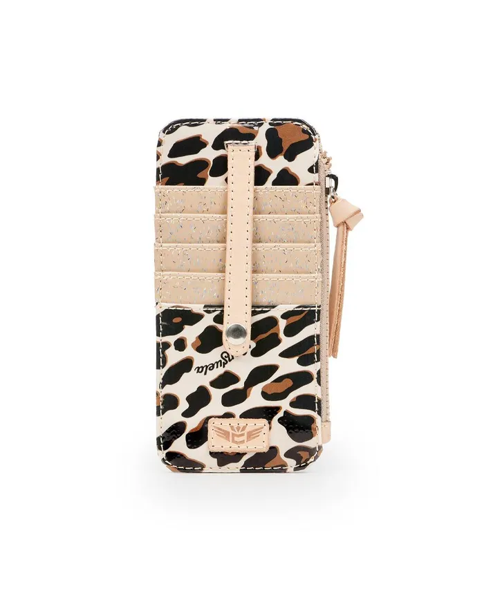 Earrings CONSUELA MONA BROWN LEOPARD CARD ORGANIZER CONSUELA